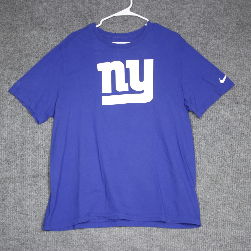 Nike New York Graphic Mens XL Giants NFL‎ Blue T-Shirt The Nike Tee